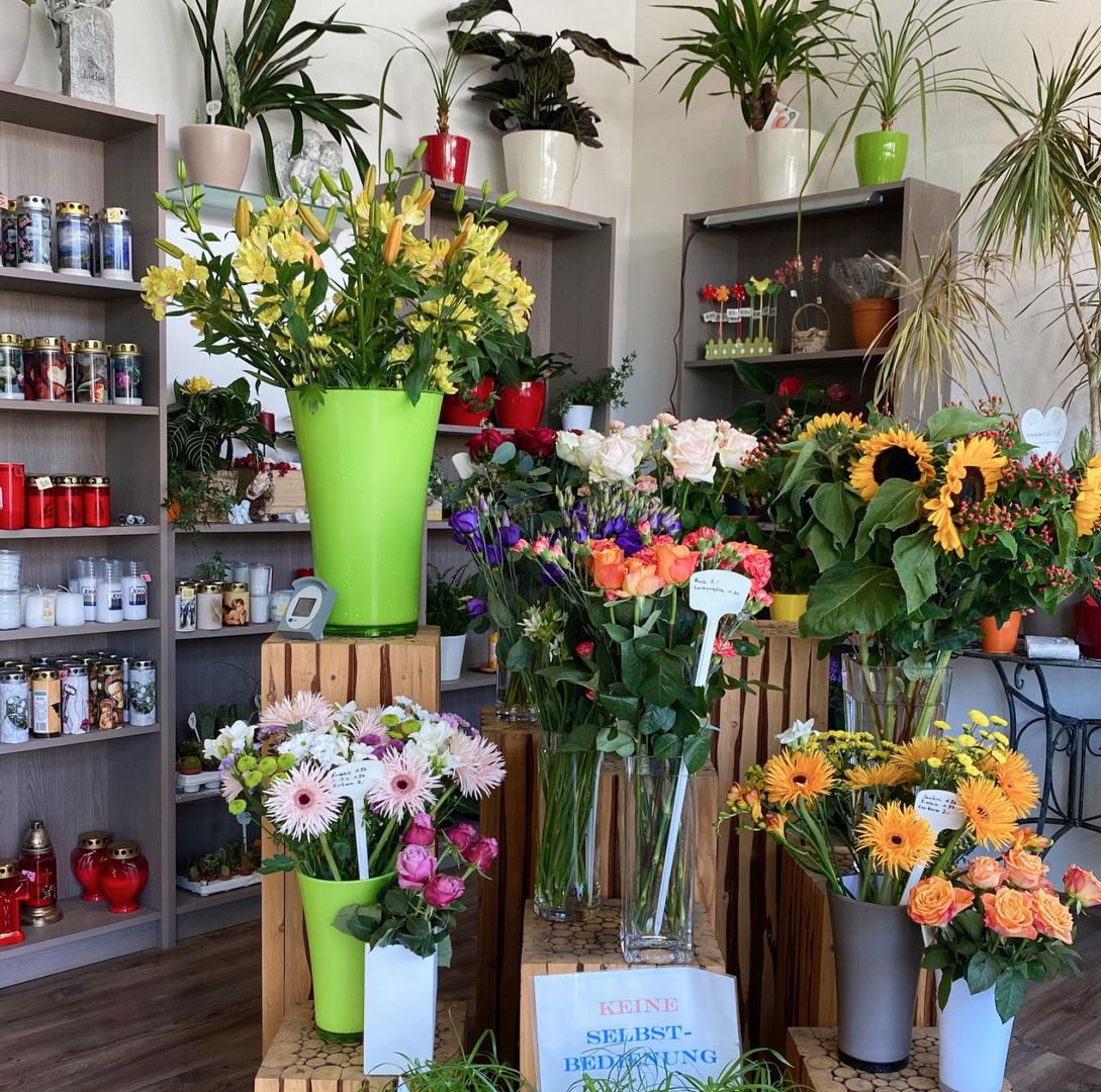 Innenbereich des Blumenladens